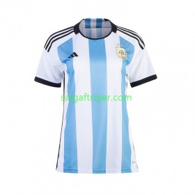 Argentina Fodboldtrøjer Dame Hjemmebanesæt World Cup 2022 Kort ærmer